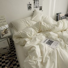 台灣發貨 a類嬰兒棉100%超軟糯水洗棉床單被套四件套夏學生宿舍三件套床笠4, A類-白墨灰-超軟糯寶寶棉,1.2床單款[被套150*20, A类-白墨灰-超软糯宝宝棉