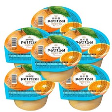 쁘띠첼 떠먹는 컵 과일젤리 밀감 210G X 6개