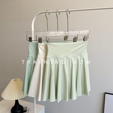 健身裙褲運動網球半身裙女假兩件帶內襯跑步速幹瑜伽短裙羽毛球夏