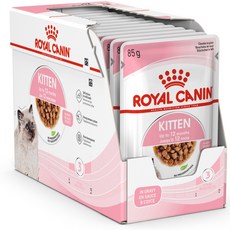 로얄캐닌 키튼 인스팅티브 고양이 습식사료, 곡물, 85g, 12개