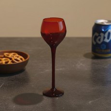 홈파티 디자인 소주잔 칵테일잔 신혼부부 집들이선물 리큐르잔, 1good day 로즈 컬러 유리잔 1p (B급 제품), 상세페이지 참조, 1개