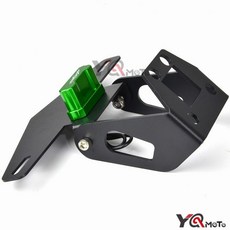 川崎忍者400 NINJA400/250/650 Z400改裝短尾車牌架 短牌架 車牌支架 牌照支架 車牌架, ninja650（綠）, 1個