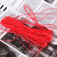 DIY 공예끈 크라프트줄 1P 30m 레드 소품 유리병장식 꾸미기 줄, 1개