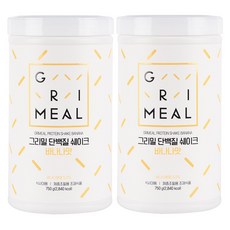 그리밀 단백질쉐이크 바나나맛, 750g, 2개