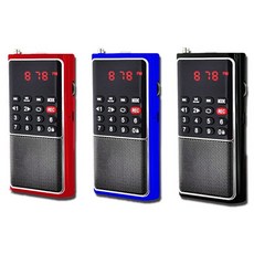 효도라디오 시그니처 K-108 / K-28 / K-308 충전식 휴대용 등산용 낚시용 선물 효디오 소형MP3, K-108 레드, 레드 K-108