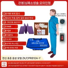 심폐소생술 마네킹 학교 실습 훈련 연습 교육 응급처치 교육용 CPR, 전신 표준(음성/압축)