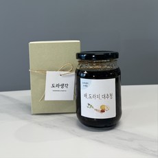 끓여 만든 배도라지대추청 320g 한방차 보자기포장 상견례 임산부 어르신 선물 배도라지차 대추차 도라지청 배도라지대추차, 1개, 포장없음) 배도라지대추청 320g
