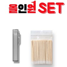 러벨르 마이크로면봉세트+전용케이스1개 뾰족면봉, 2세트, 100개입