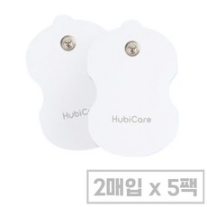 휴비딕 저주파패드 중형 5팩 (10장) 젤패드 저주파자극패드 HPAD-M, HMB-M, 5개