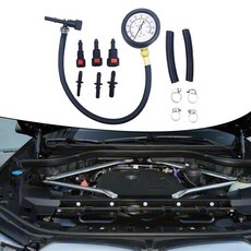 자동차 오토바이 및 트럭용 밸브가 있는 연료 압력 게이지 테스터 도구 0-100PSI는 시스템 신뢰할 수 측정, 01 빠른  Mainland