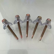 지붕판넬 골판렉산 폴리카보네이트 완전투명 지붕 각진부분 비가림 PC 방수, E. 투명한 타일을위한 특수 나사  모자 고객, E. 투명 타일 특수 나사캡