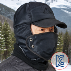 웨이즈온 사이베리아 귀달이 방한모자, 검정