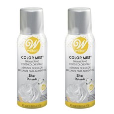 Wilton Silver Color Mist - 2-Pack 윌튼 실버 컬러 미스트-2 팩, 1개
