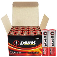 벡셀 알카라인 플래티넘 고성능 건전지 AAA, 10개, 2개입