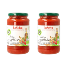 라셀바 이탈리아 유기농 100% 무설탕 저염 토마토 퓨레, 2개, 520g