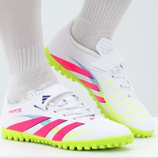 아디다스 아동 풋살화 어린이 탈부착 스트랩 고무줄 끈 TF 스터드화 축구 신발 터프화