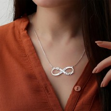 복나이트 주문제작 이니셜목걸이 패션 트렌드 빈티지 합금 목걸이 은목걸이 기념선물 펜던트 목걸이