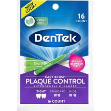 덴텍 이지 브러시 클리너스 이그스트 타이트 스페이스 16개입 2팩, 16개입 (4팩)