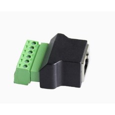 益德勝 RJ12轉6PIN端子轉接頭, 1個, RJ12轉6PIN端子轉接頭（母頭）, RJ12轉6PIN端子轉接頭（母頭）