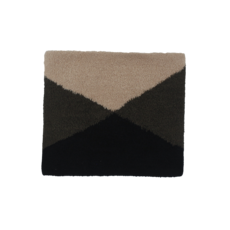 體溫魔術師 雙色拼色保暖圍脖 MIT台灣製 舒適親膚脖圍 秋冬百搭頸部保暖, 黑軍綠, 1個