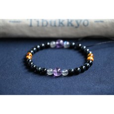 Tibukkyo 原礦無染色藍虎眼石手鍊 6mm圓珠鷹眼石貓眼石手串 招財轉運保平安