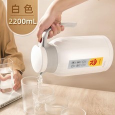 FU GUANG 2200mL 不鏽鋼保溫壺, 椰奶白, 1個, 4200ml