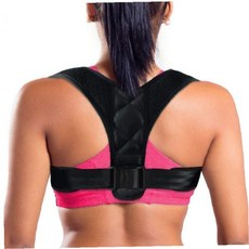 여자 자세교정밴드 볼륨 업 가슴 처짐 방지 보정 벨트 거북목 라운드숄더 어깨 교정기 L, 1개