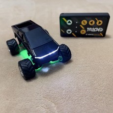 원격 제어 멀티 트레일러 RV 다중 섹션 열차 가능 3단 변속 충전 장난감 자동차, 배터리 25분, 1개, 블랙(트레일러 없음)