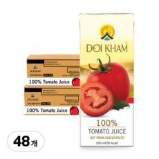도이캄 착즙 토마토 주스, 200ml, 48개