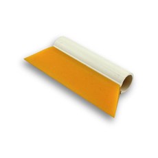 터보 스퀴지 9.9cm x 6.9cm(3.9인치 2.7인치) 앞유리 스노우 삽 및 워터 와이퍼 블레이드 - 실리콘 자동차 틴팅 스크레이퍼 가정용 도구(2개), 2, Yellow Angled