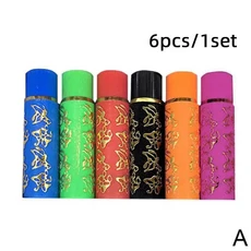 6개/대 컬러 변경 립스틱 롱 라스팅 밤 다크 그린 매직 립글로스 버터 플라이 립 색조 화장품 메이크업, 01 A type