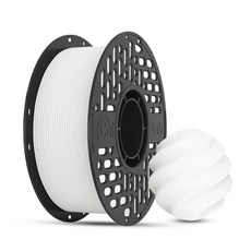 CaiLab 고강도 고탄성 PLA+ 3D 프린터 필라멘트 1.75mm 노즐 막힘 없는 선경 안정성 1kg | 뱀부랩 3D 프린터(P1S P2S A1 H2D등) 호환, 흰색, (PLA)