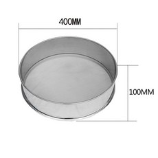 밀가루 진동체 채반기 베이킹 전동 분말 선별 분리기, 일반 스크린 (400mm)