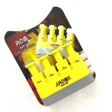 AROMA AHF-02 指力器，手指鍛鍊器, 黃, 詳見包裝