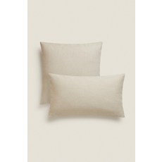 ZARA 자라 베이직 쿠션 커버 - 라이트 브라운 123244, 50 x 75 cm