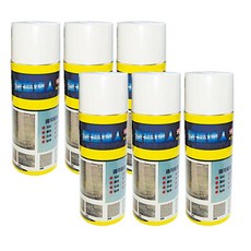 壁癌專家DIY 塑鋼噴漆/防水噴漆（6瓶）修補牆壁 壁癌 防潮濕發霉 裂痕 防水 防漏 隔絕 修飾 填補 修護 噴漆劑型, 1個, 塑鋼噴漆*6