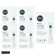 해통령 육수명장 더 진한 육수 분말스틱, 5박스, 80g