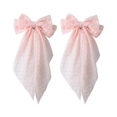 결혼식 파티를 위한 장식 레이스 보우 커튼 홀드백 커튼 타이백, PINK