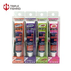 트리플 UV 집어제 UV익사이트젤 새우 케이무라 짜는 집어제 (새우-UV 그린), 1개, 그린