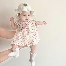 兒童夏季薄款洋氣時尚連衣裙 女寶寶碎花公主裙