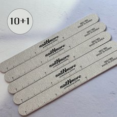 네일앤모어 지브라파일 180그릿 네일화일 10+1, 1개, 그레이
