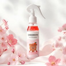 그린비비 키즈 어린이 비건 헤어에센스 헤어미스트 헤어컨디셔닝 150ml 1개