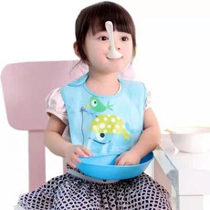 兒童防水立體圍兜 興雲網購, 1個, 飯兜(不挑款)