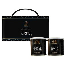 서천명품김 곱창캔김 서천명품김 준영수산 40g 지주식 25년 햇김 곱창김 2캔선물세트 답례품 기업선물, 2개