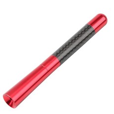 碳纖維短天線 卡夢Carbon 改裝天線 適用於 SWIFT SX-4 SOLIO GRAND VITARA, 紅色,12公分, 1個