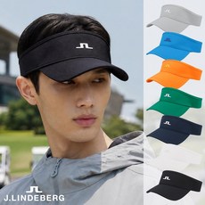 제이린드버그 골프모자 야덴 바이저 썬캡 남녀공용, 1개, 블랙