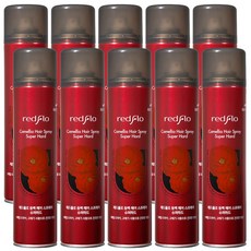 꽃을든남자 레드플로 동백 헤어 스프레이 슈퍼하드, 300ml, 10개