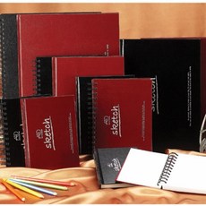 아트앤디자인 양장스케치북 제본 트윈링 A5, 본상품선택