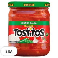 토스티토스 미디움 살사소스, 439.4g, 8개