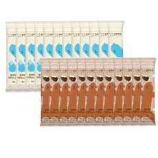 상하목장 얼려먹는 아이스크림&주스 밀크12+초코12 85ML (총24개)